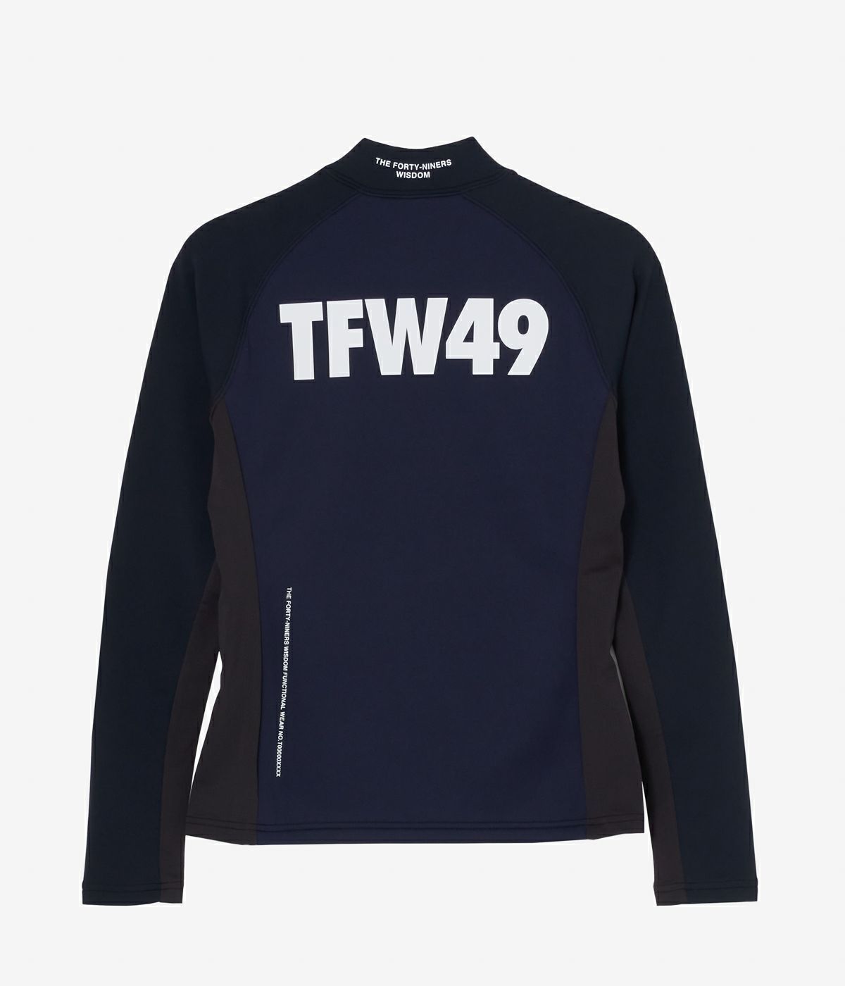 WARM MOCKNECK T | モックネックシャツ | ブラック×ネイビー | レディース | ゴルフウェア