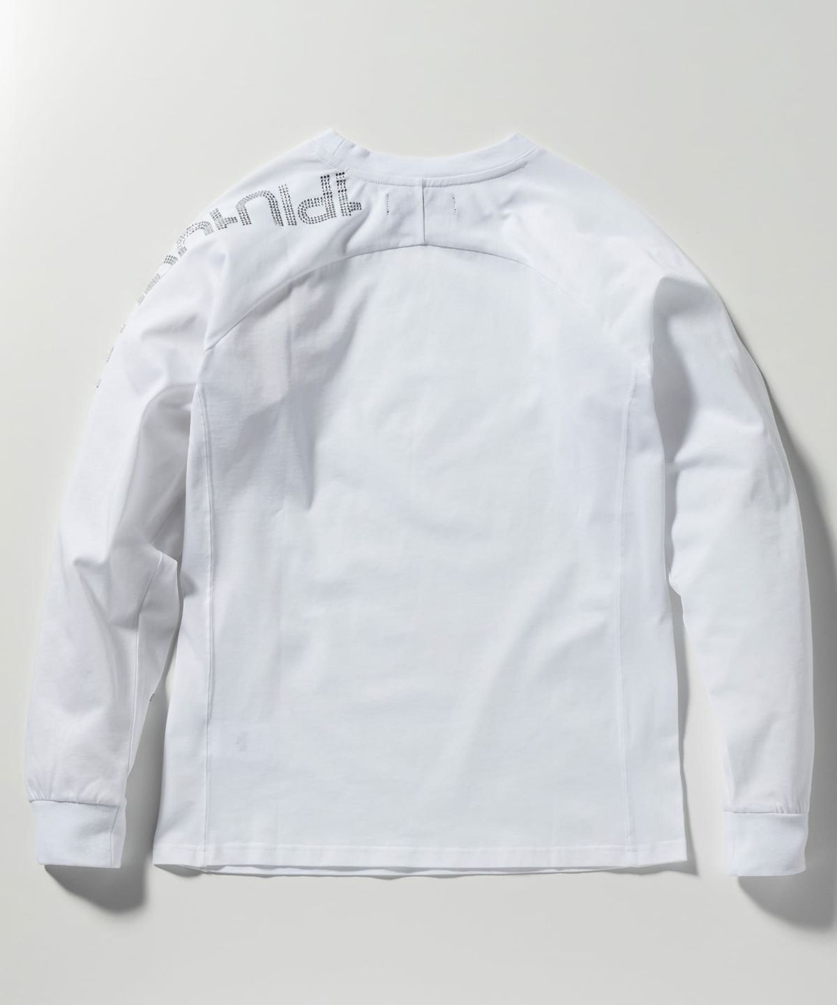 ラインストーンロゴロングT | Tシャツ | ホワイト | メンズ
