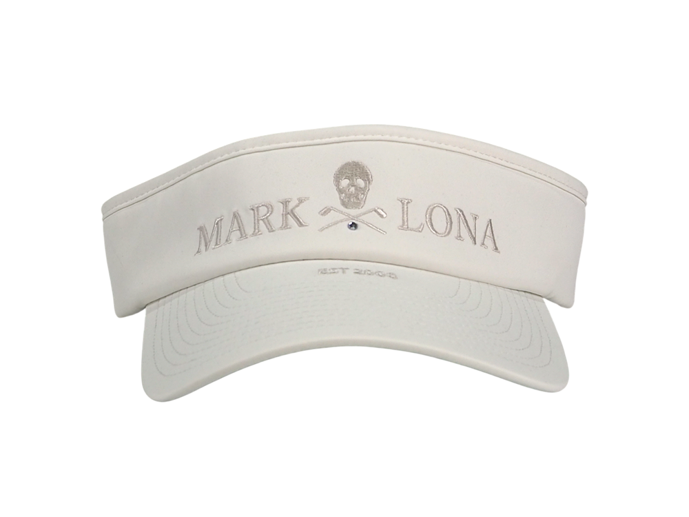 Iron Skull Crystal Accent Visor | サンバイザー | アイボリー | ユニセックス | ゴルフ