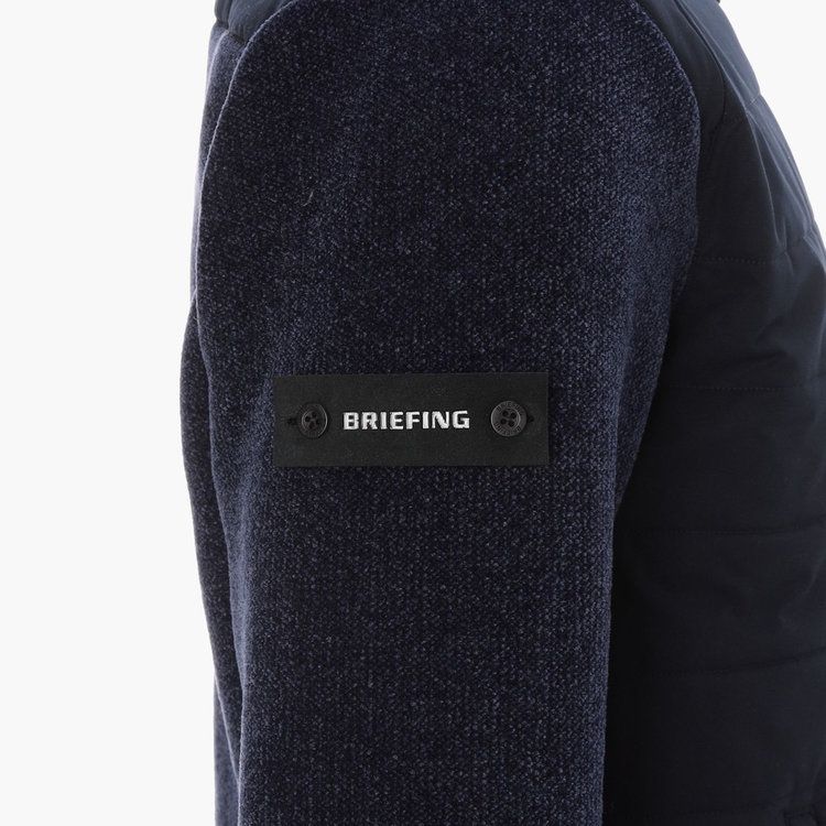 MEN'S WINDBLOCK MOLE YARN KNIT BLOUSON | ブルゾン | ネイビー | メンズ | ゴルフウェア