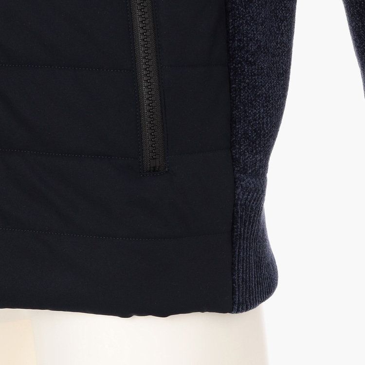 MEN'S WINDBLOCK MOLE YARN KNIT BLOUSON | ブルゾン | ネイビー | メンズ | ゴルフウェア