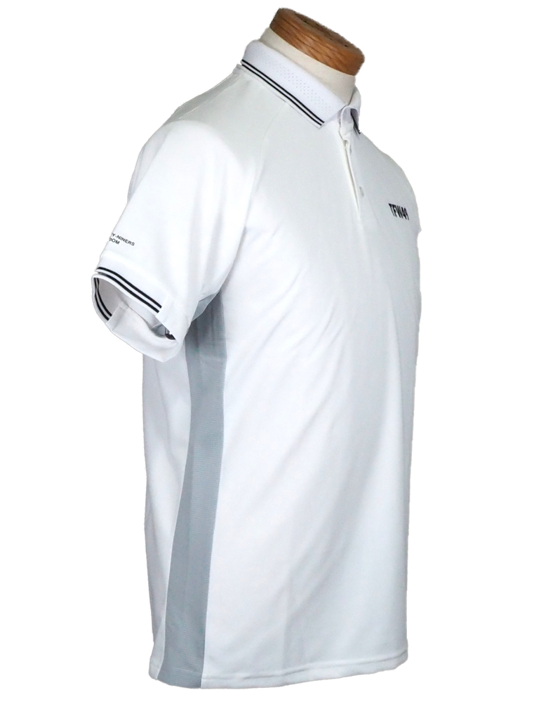 TFW49 ポロシャツ Lサイズ ホワイト TFW49 - LINE SLEEVE POLO | ポロシャツ | ホワイト×ライト