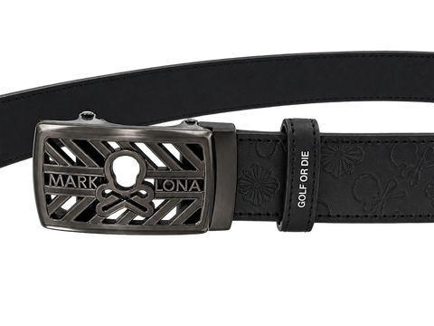 Insignia Emblem Leather Belt | ベルト | ブラック | メンズ | ゴルフ