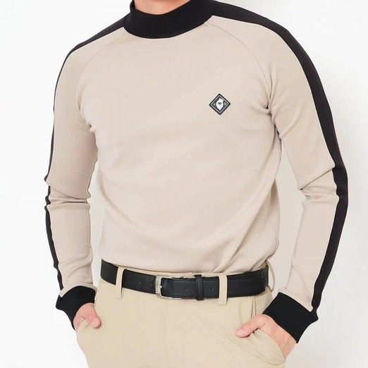 SL L/S MOCK | Tシャツ | ベージュ | メンズ | ゴルフウェア