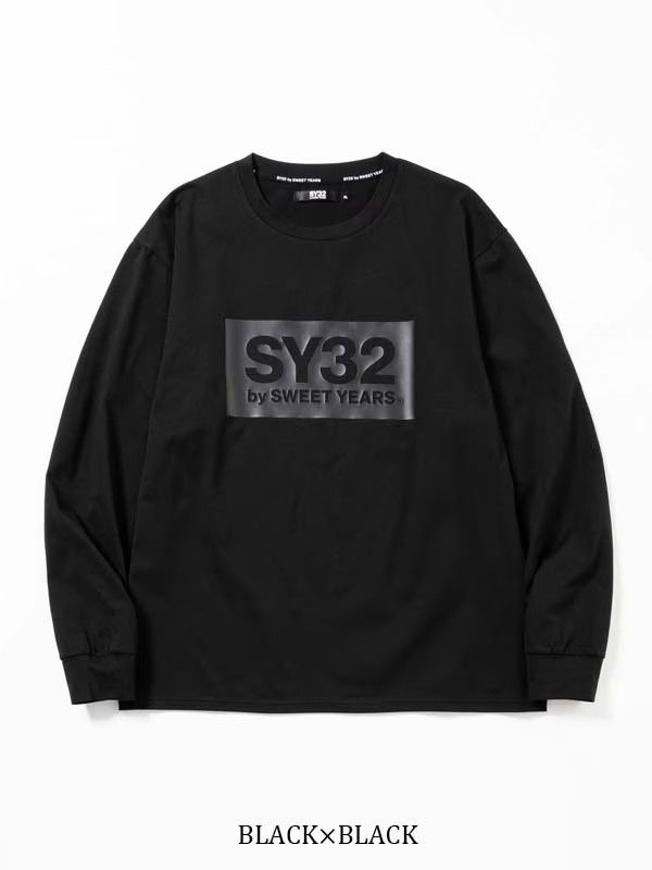 BOX LOGO L/S TEE | Tシャツ | ブラック×ブラック | メンズ