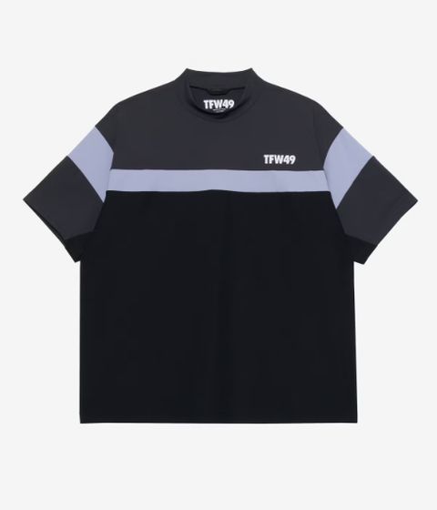 SHORT SLEEVE MOCK NECK | モックネック | ブラック | レディース | ゴルフウェア