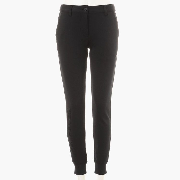 WOMENS 3D LOGO JOGGER PANTS | ウィメンズ ロゴ ジョガーパンツ | ロング ゴルフウェア | BLACK ブラック