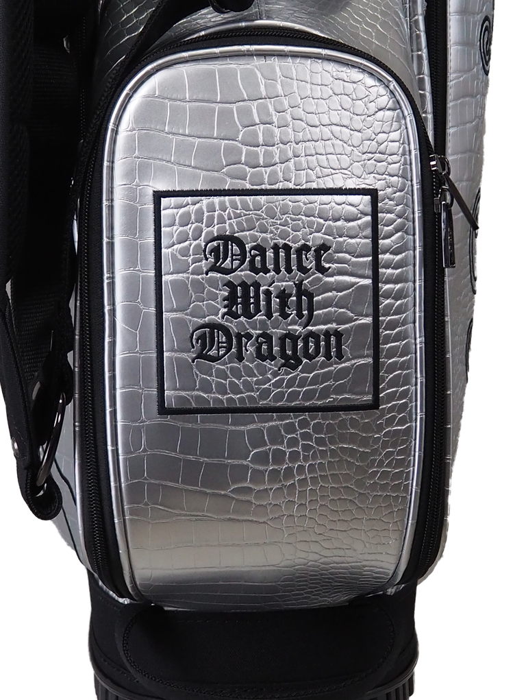 Dance With Dragon - クロコダイル | キャディバッグ | シルバー Dance With Dragon - クロコダイル | キャディバッグ | シルバー