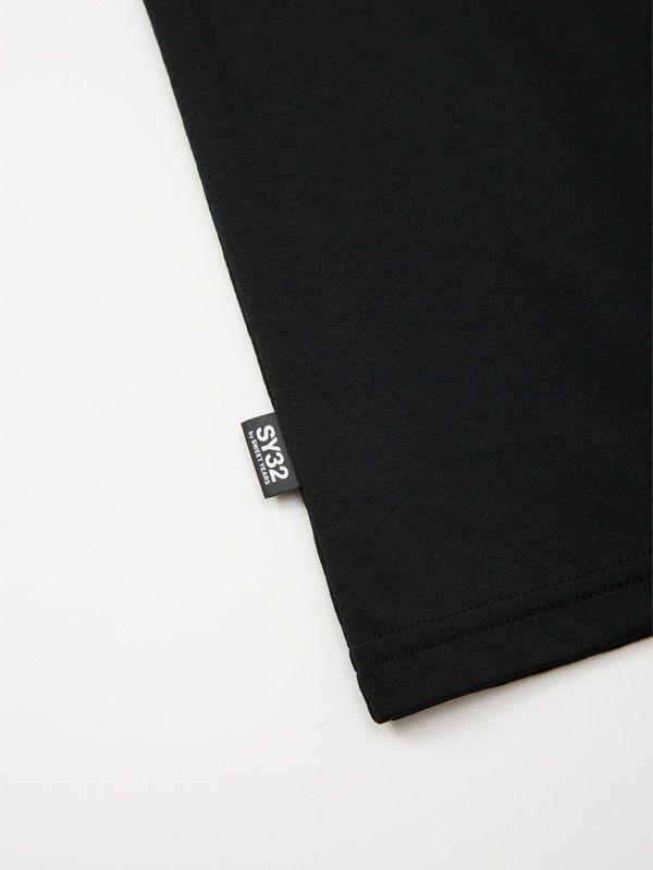 HEART PATTERN BOX LOGO L/S TEE | Tシャツ | ブラック | メンズ | ゴルフウェア