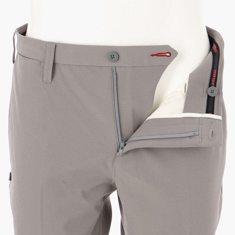 MENS SUMMER BASIC PANTS | メンズ サマー ベーシック パンツ | ロング ストレッチ ゴルフウェア | GRAY グレー