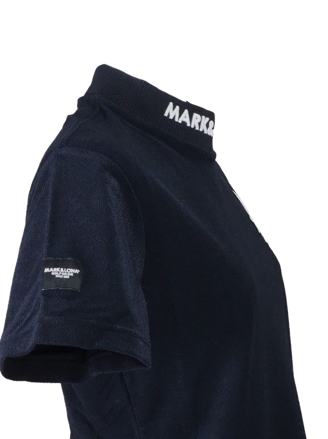 Superb Micro Pile Tee | モックネックTシャツ | ブラック | レディース | ゴルフウェア