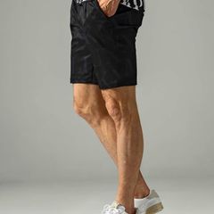 総柄ロゴハーフスラックス | ショートパンツ | ブラック | メンズ | ゴルフウェア