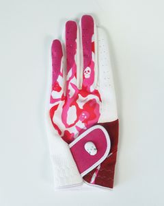 Monogram Glove [Left] | モノグラム グローブ レフト | レディース ゴルフウェア | PINK ピンク