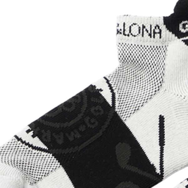 Mirror Skull Ankle Socks | ソックス | ホワイト | メンズ | ゴルフウェア