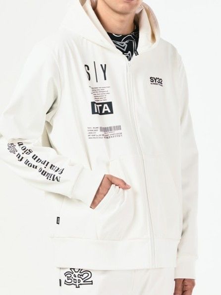 3 LAYER FLEECE LINING ZIP HOODIE | パーカー | ホワイト | メンズ | ゴルフウェア