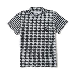 HOUNDS MOCK | モックネックシャツ | ブラック | レディース | ゴルフウェア