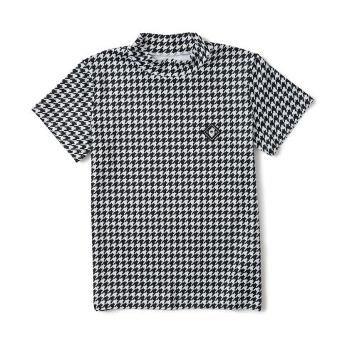 HOUNDS MOCK | モックネックシャツ | ブラック | レディース | ゴルフウェア