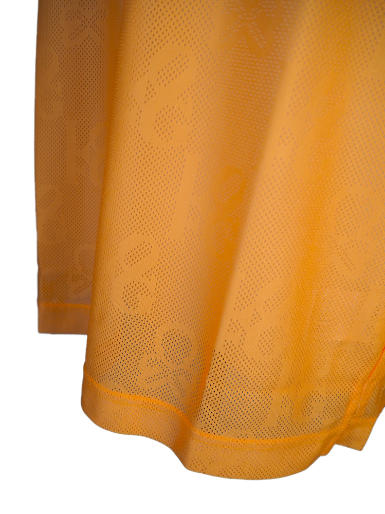 Clava Mesh Jacquard Mock Neck | モックネック | オレンジ | メンズ | ゴルフウェア
