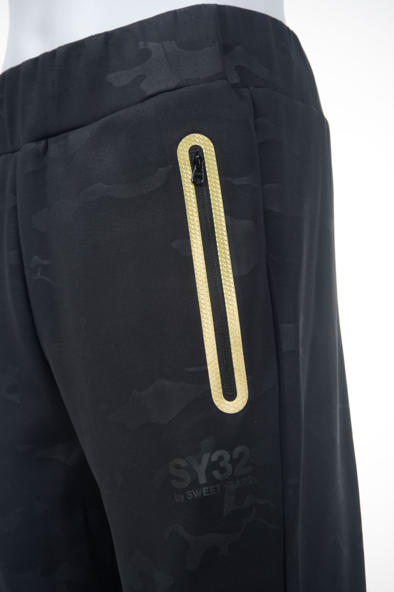 DOUBLE KNIT EMBROIDERY LOGO LONG PANTS | パンツ | ブラック | メンズ | ゴルフウェア