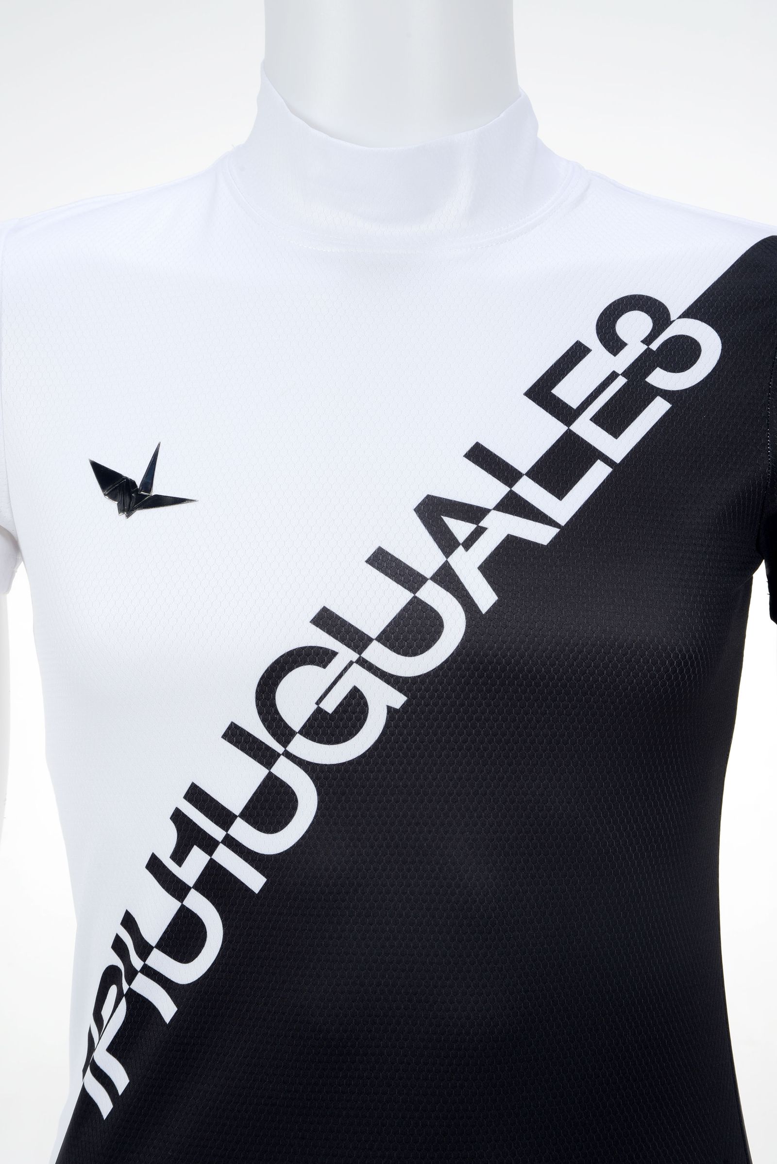 MOCK NECK 1PIU1UGUALE3 DIAGONAL LOGO | Tシャツ | ホワイト | レディース | ゴルフウェア
