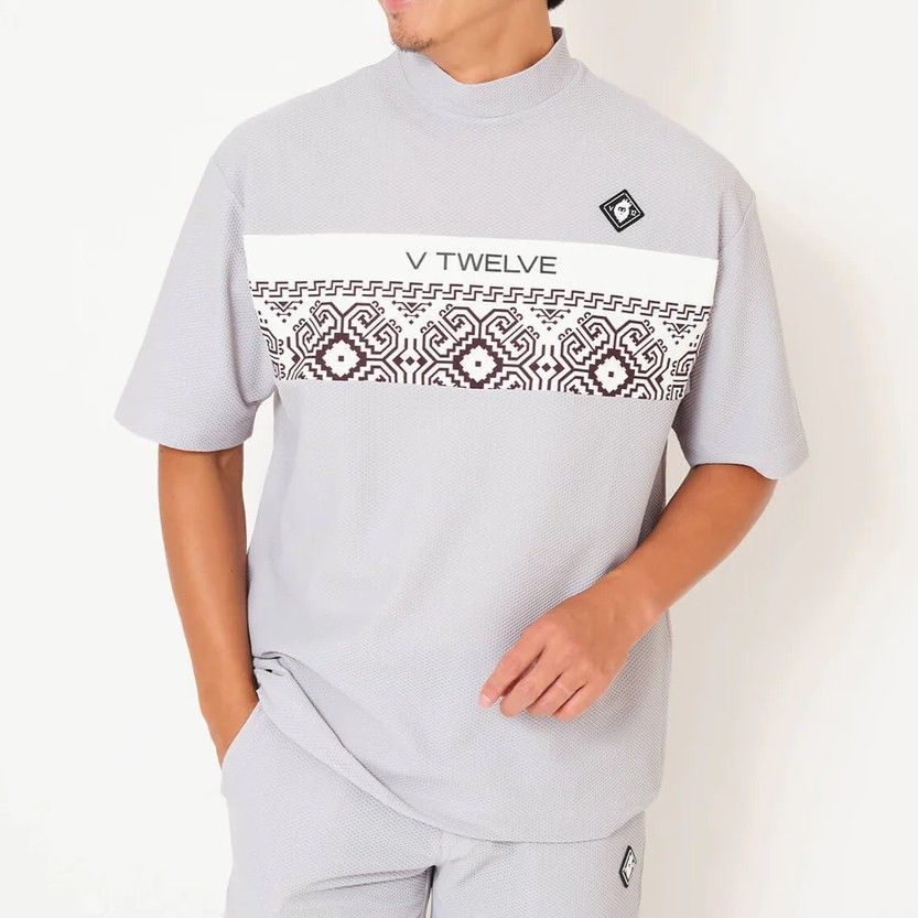 BAN COMFO MOCK | Tシャツ | グレー | メンズ | ゴルフウェア