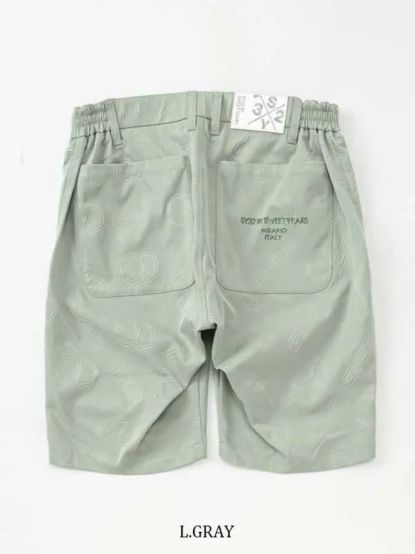 BACK EMBOSS SHORTS | ショートパンツ | L.グリーン | メンズ | ゴルフウェア