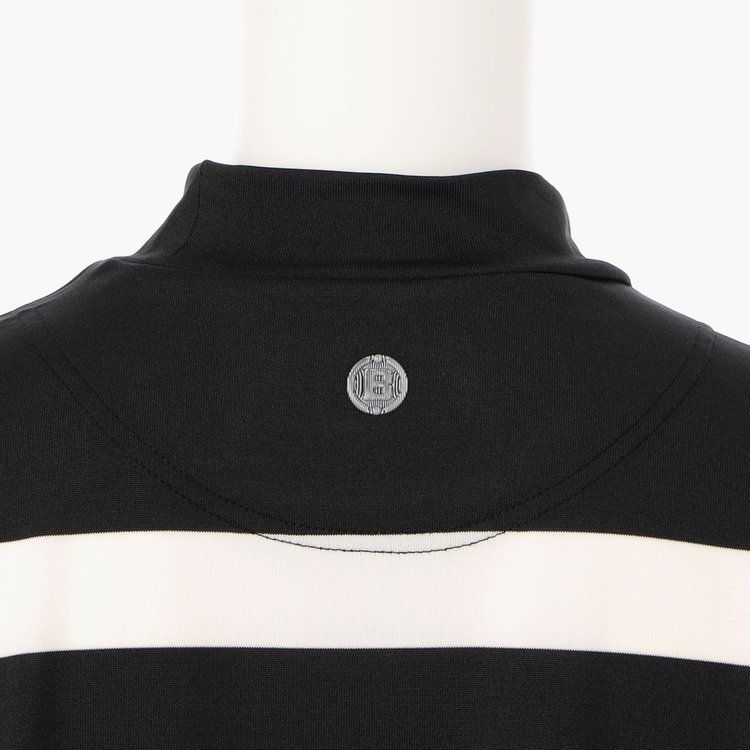 WOMEN’S PANEL STRIPE HIGHNECK RF | ハイネックシャツ | ブラック | レディース | ゴルフウェア