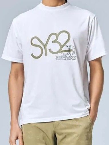 BIG LOGO MOCK | モックネック | ホワイト | メンズ | ゴルフウェア