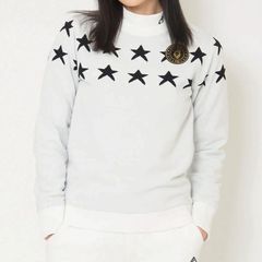 HALF STAR KNIT | ハーフ スター ニット | レディース ゴルフウェア | WHTE ホワイト