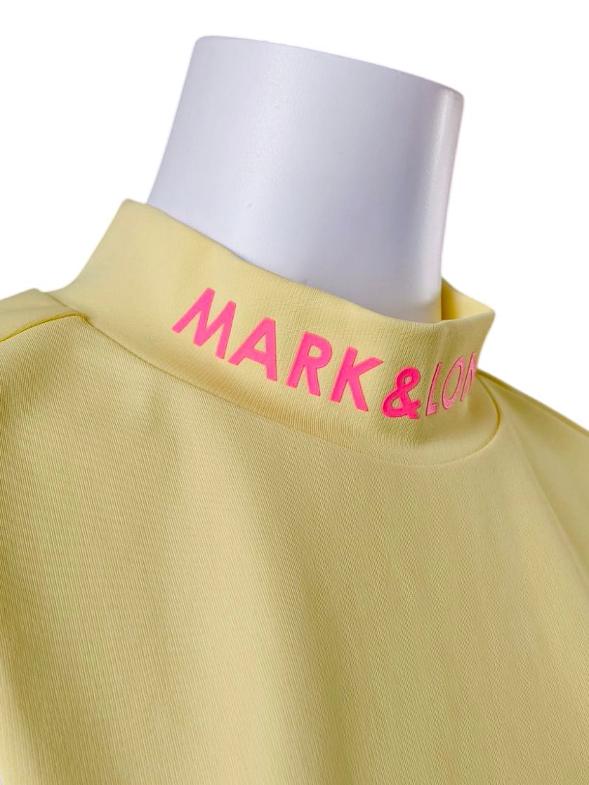 Calde Panel Mock Neck | モックネックシャツ | イエロー | レディース | ゴルフウェア |