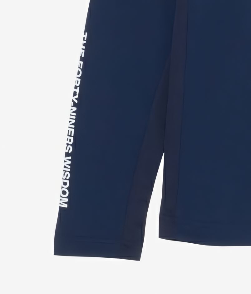 WARM MOCKNECK L/S T | モックネックシャツ | ネイビー×ブラック | メンズ | ゴルフウェア