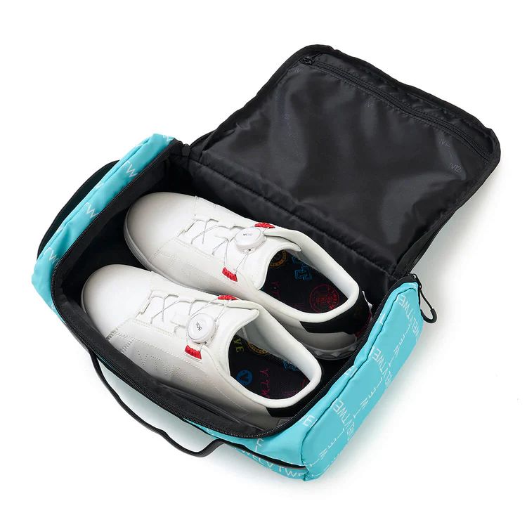 TYPO GRID SHOES CASE | シューズケース | ターコイズ | ユニセックス | ゴルフ