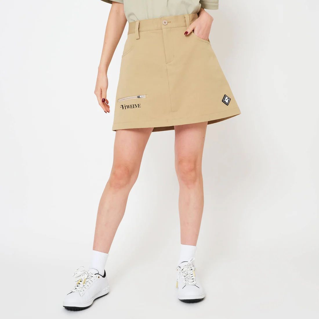 CHI SKIRT | スカート | ベージュ | レディース | ゴルフウェア