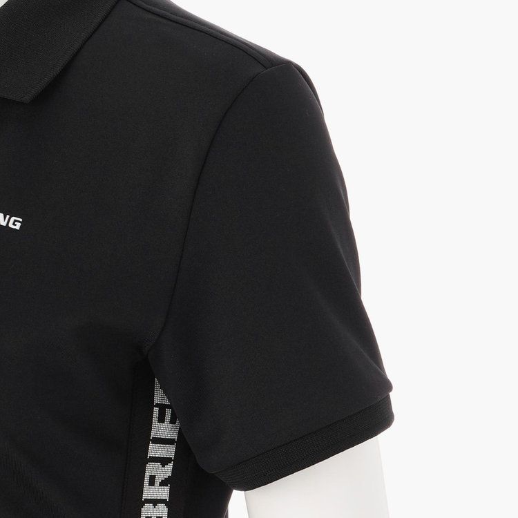 WOMENS SIDE LOGO LINE POLO | ポロシャツ | ブラック | レディース | ゴルフウェア