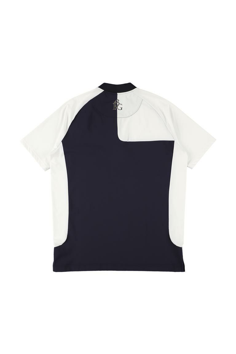【2026年SS予約商品】BLADE POLO［NAVY］| モックネックシャツ | ネイビー | メンズ | ゴルフウェア