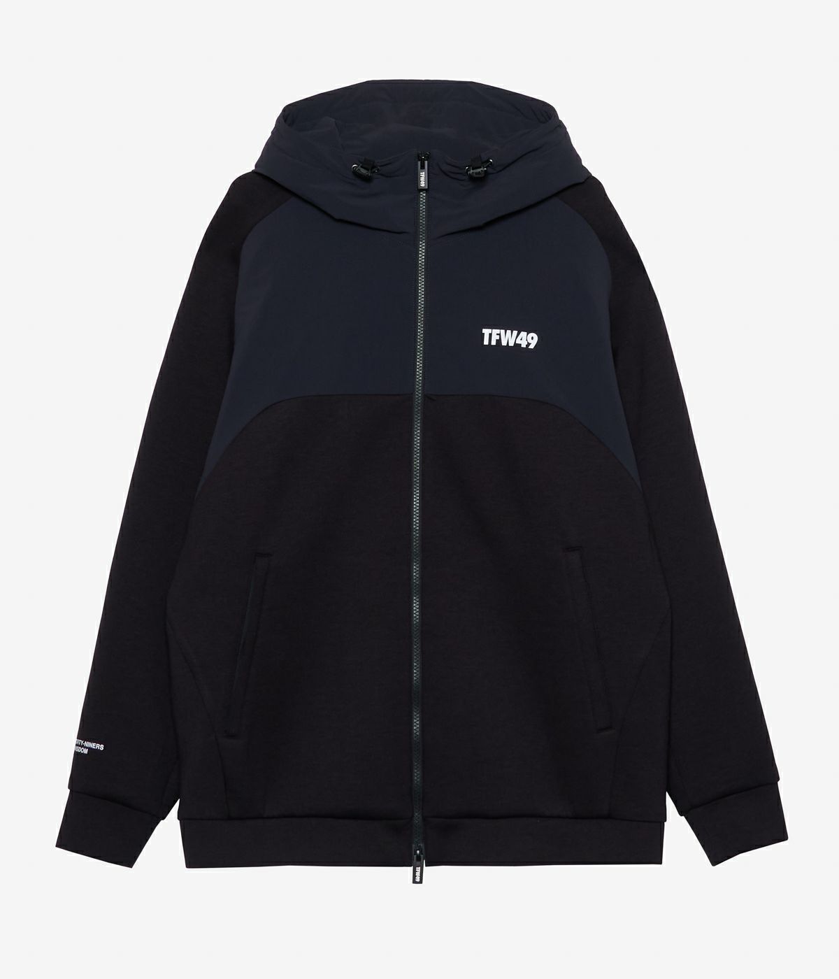 CARDBOARD MATERIAL FULL ZIP HOODIE | パーカー | ブラック | ユニセックス | ゴルフウェア