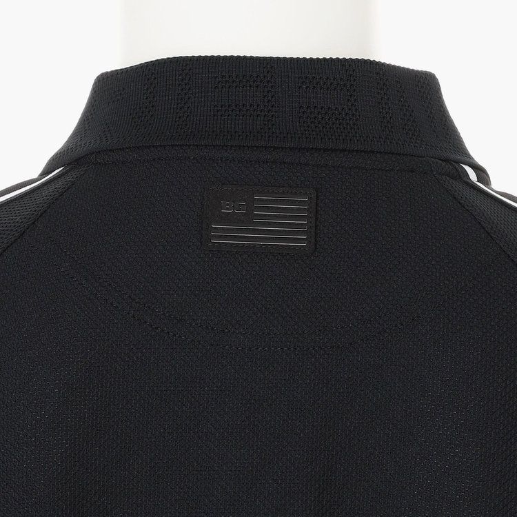 LINE POLO RF | ポロシャツ | ブラック | メンズ | ゴルフウェア