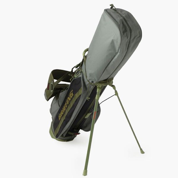 BRIEFING スタンド式ゴルフバッグ ブラック/グリーン BRIEFING GOLF ブリーフィング ゴルフ スタンド キャディバッグ