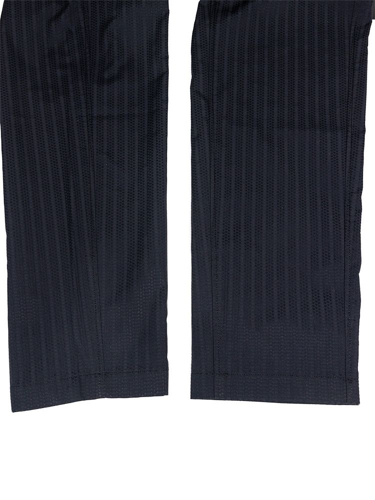 【ストレッチ】ドビーストライプパンツ (MENS) | ロングパンツ | ブラック | メンズ