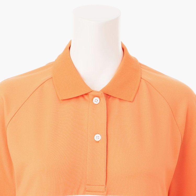 WOMENS SLEEVE LOGO POLO RELAXED FIT | ポロシャツ | オレンジ | レディース | ゴルフウェア