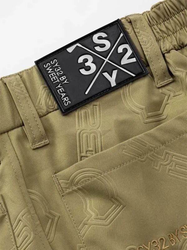 BACK EMBOSS LONG PANTS | ロングパンツ | ベージュ | メンズ | ゴルフウェア
