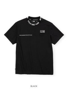 EXCHANGE POCKET TEE | エックスチェンジ ポケット ティー | メンズ ゴルフウェア | BLACK ブラック