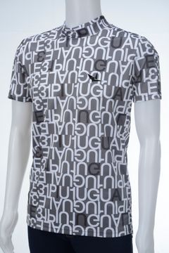 S/S MOCK NECK FULL MIX LOGO | モックネック | グレー  | メンズ | ゴルフ