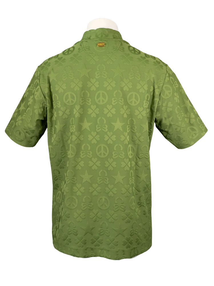 Imperial Jacquard Mock Tee | MEN | Tシャツ | カーキ | メンズ | ゴルフウェア