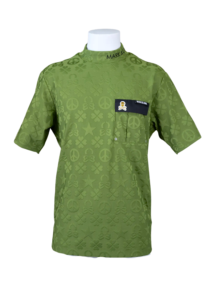 Imperial Jacquard Mock Tee | MEN | Tシャツ | カーキ | メンズ | ゴルフウェア
