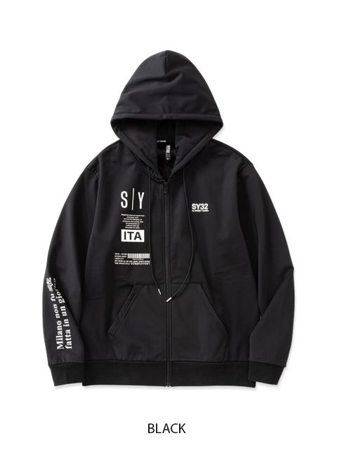 3 LAYER FLEECE LINING ZIP HOODIE | パーカー | ブラック | メンズ | ゴルフウェア