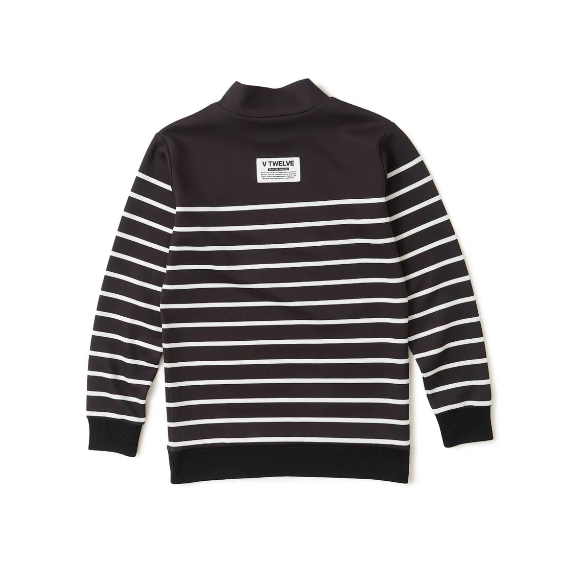 BORDER L/S MOCK | モックネックシャツ | ブラック | レディース | ゴルフウェア