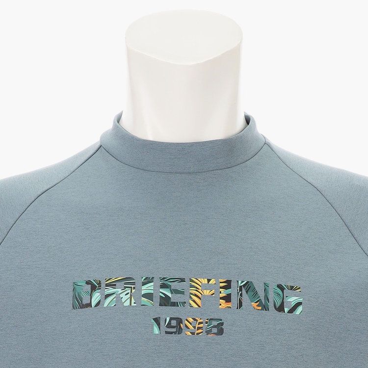 CR MEN’S BOTANICAL LOGO HIGHNECK （リラックスフィット） | ハイネックシャツ | ブルーグレー | メンズ | ゴルフウェア