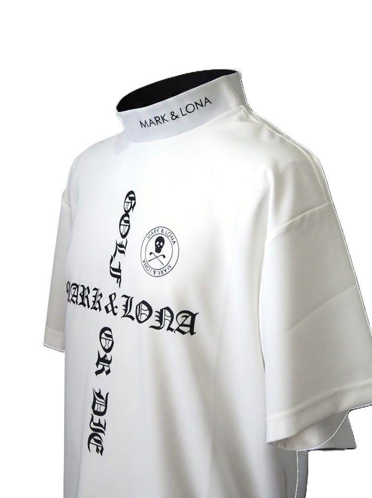 Croce Waffle Mock Neck Tee | Tシャツ | ホワイト | メンズ | ゴルフウェア