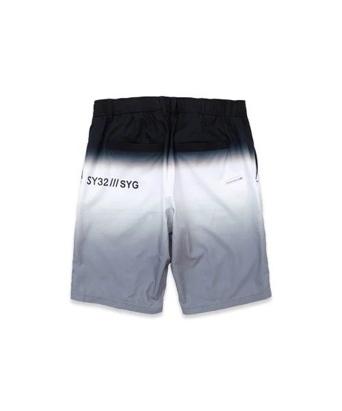 GRADATION DOUBLE WOVEN CLOTH PANTS | ショートパンツ | ブラック | メンズ | ゴルフウェア